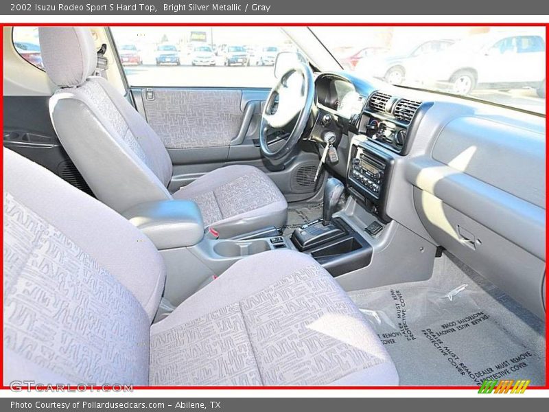 Bright Silver Metallic / Gray 2002 Isuzu Rodeo Sport S Hard Top