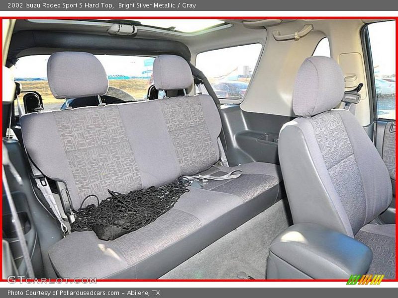 Bright Silver Metallic / Gray 2002 Isuzu Rodeo Sport S Hard Top