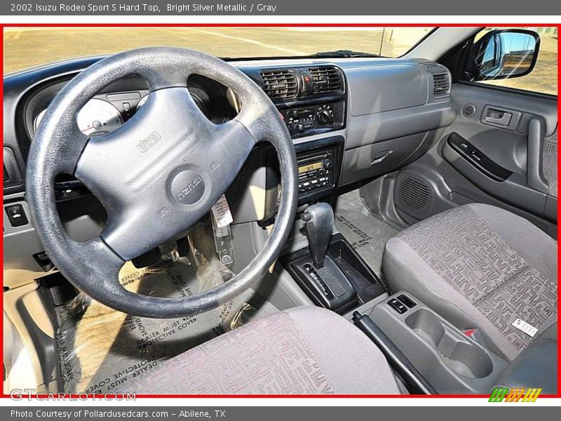 Bright Silver Metallic / Gray 2002 Isuzu Rodeo Sport S Hard Top