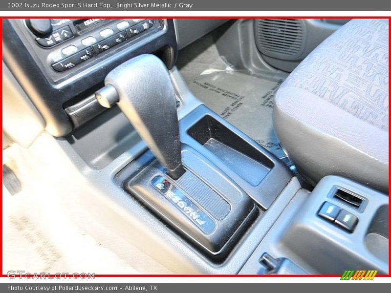 Bright Silver Metallic / Gray 2002 Isuzu Rodeo Sport S Hard Top