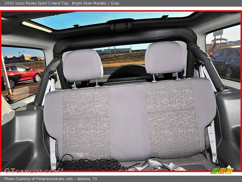 Bright Silver Metallic / Gray 2002 Isuzu Rodeo Sport S Hard Top