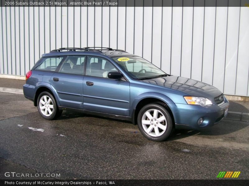 Atlantic Blue Pearl / Taupe 2006 Subaru Outback 2.5i Wagon
