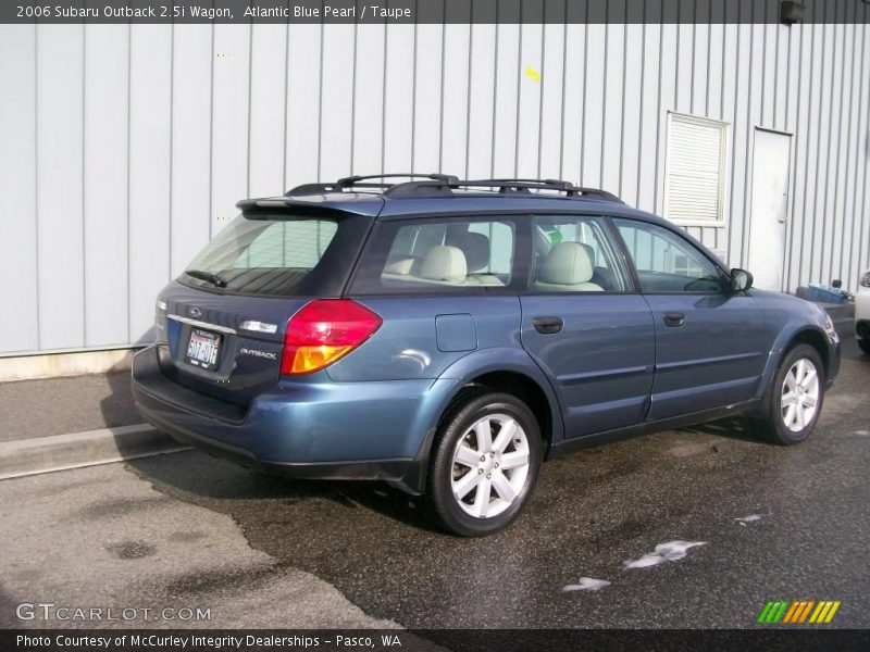 Atlantic Blue Pearl / Taupe 2006 Subaru Outback 2.5i Wagon