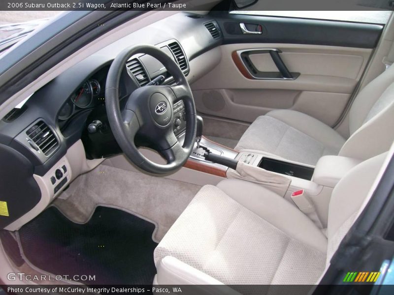Atlantic Blue Pearl / Taupe 2006 Subaru Outback 2.5i Wagon