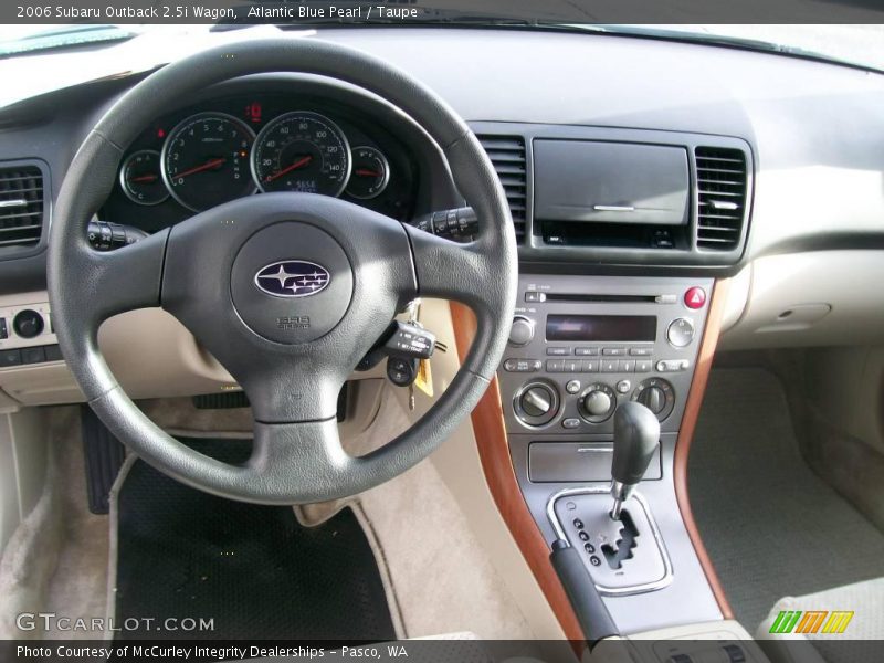 Atlantic Blue Pearl / Taupe 2006 Subaru Outback 2.5i Wagon
