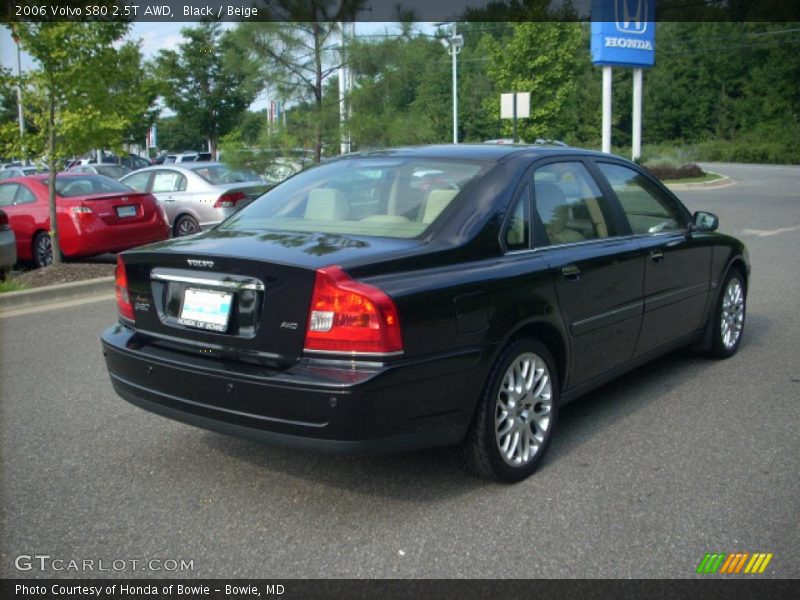 Black / Beige 2006 Volvo S80 2.5T AWD
