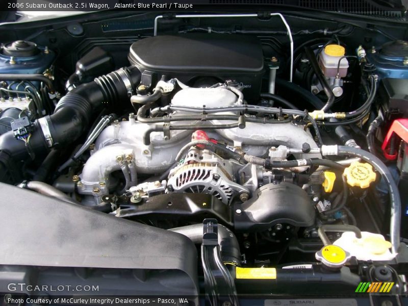 Atlantic Blue Pearl / Taupe 2006 Subaru Outback 2.5i Wagon
