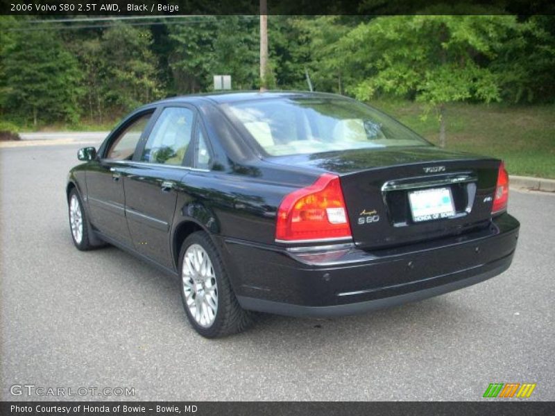 Black / Beige 2006 Volvo S80 2.5T AWD