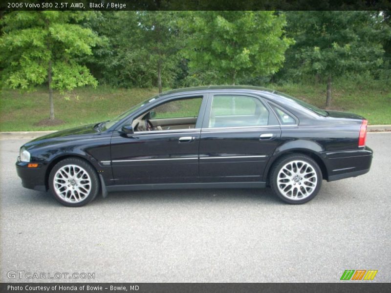 Black / Beige 2006 Volvo S80 2.5T AWD
