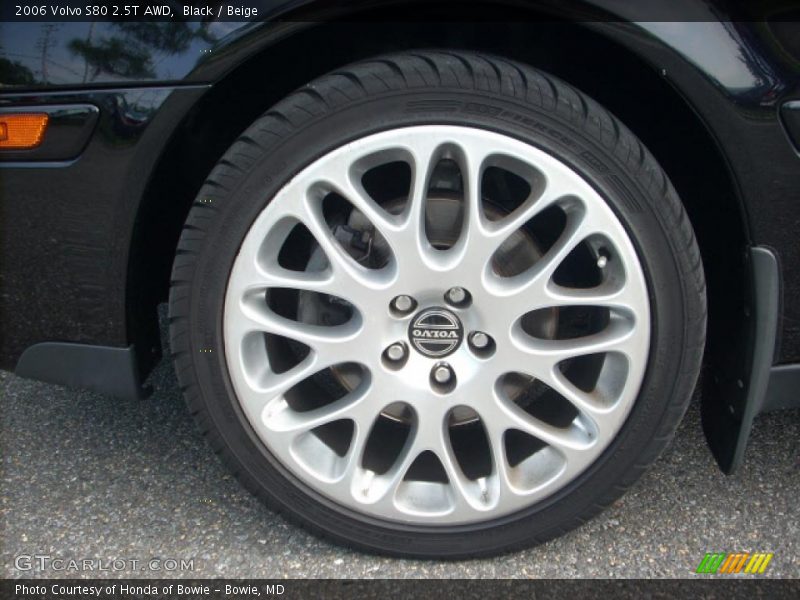 Black / Beige 2006 Volvo S80 2.5T AWD
