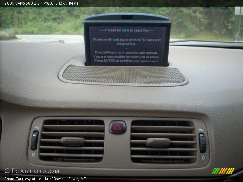 Black / Beige 2006 Volvo S80 2.5T AWD