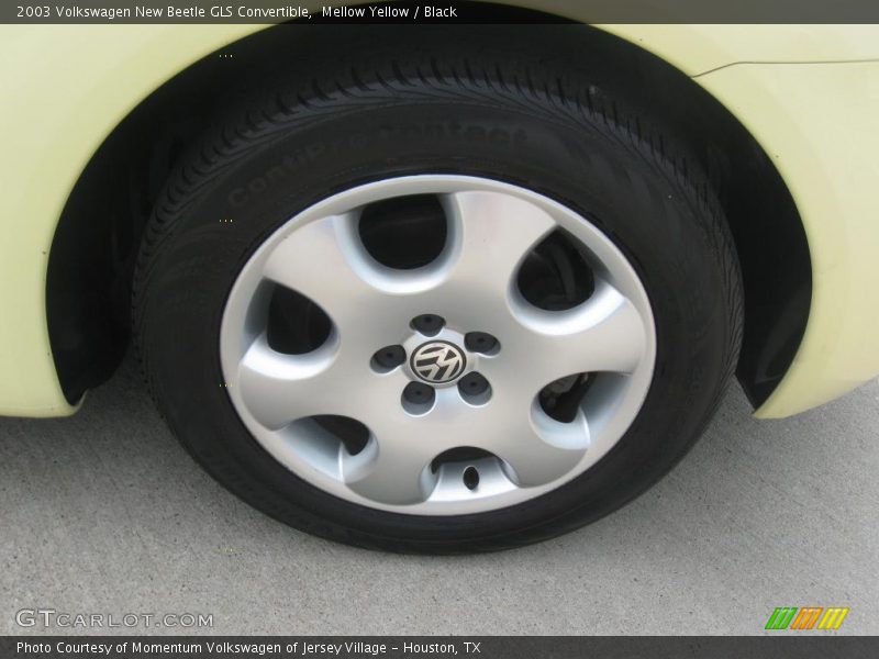 Mellow Yellow / Black 2003 Volkswagen New Beetle GLS Convertible