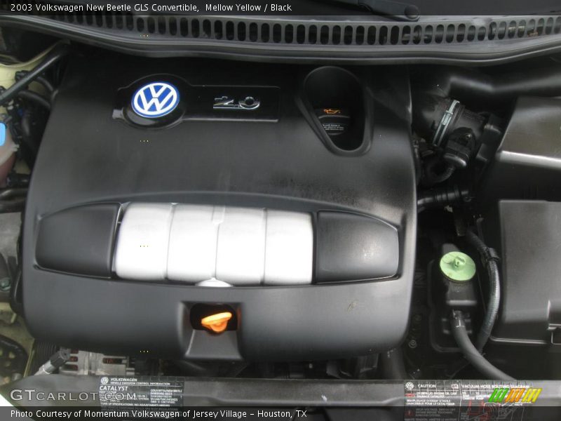 Mellow Yellow / Black 2003 Volkswagen New Beetle GLS Convertible