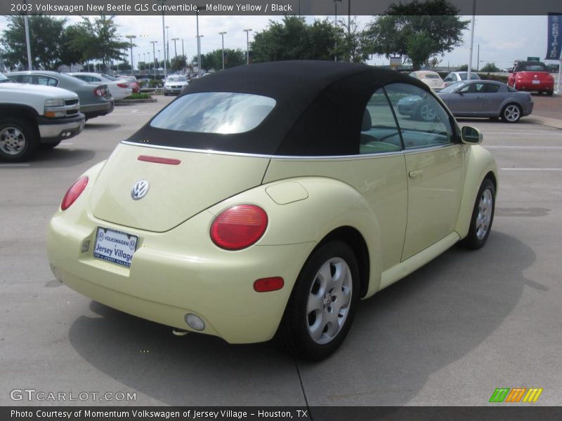 Mellow Yellow / Black 2003 Volkswagen New Beetle GLS Convertible