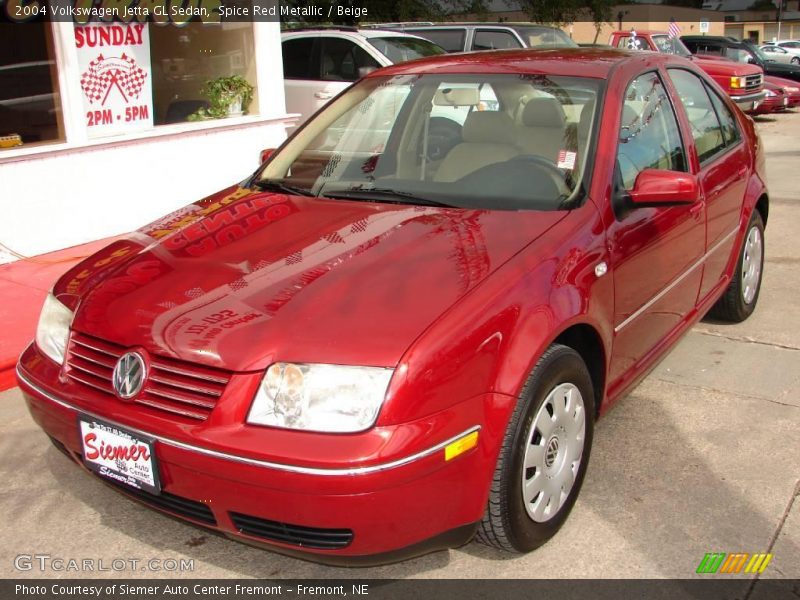 Spice Red Metallic / Beige 2004 Volkswagen Jetta GL Sedan