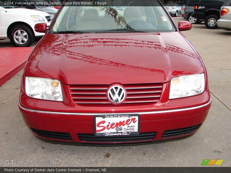 Spice Red Metallic / Beige 2004 Volkswagen Jetta GL Sedan