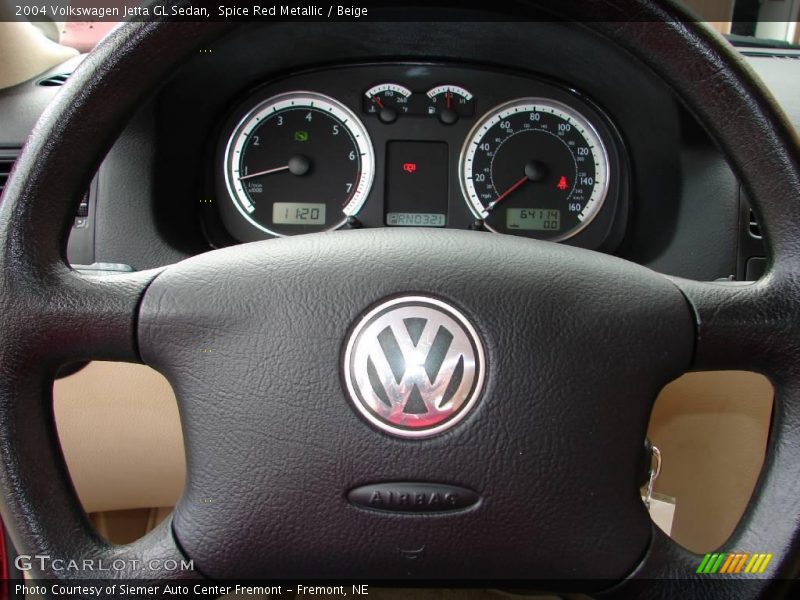 Spice Red Metallic / Beige 2004 Volkswagen Jetta GL Sedan