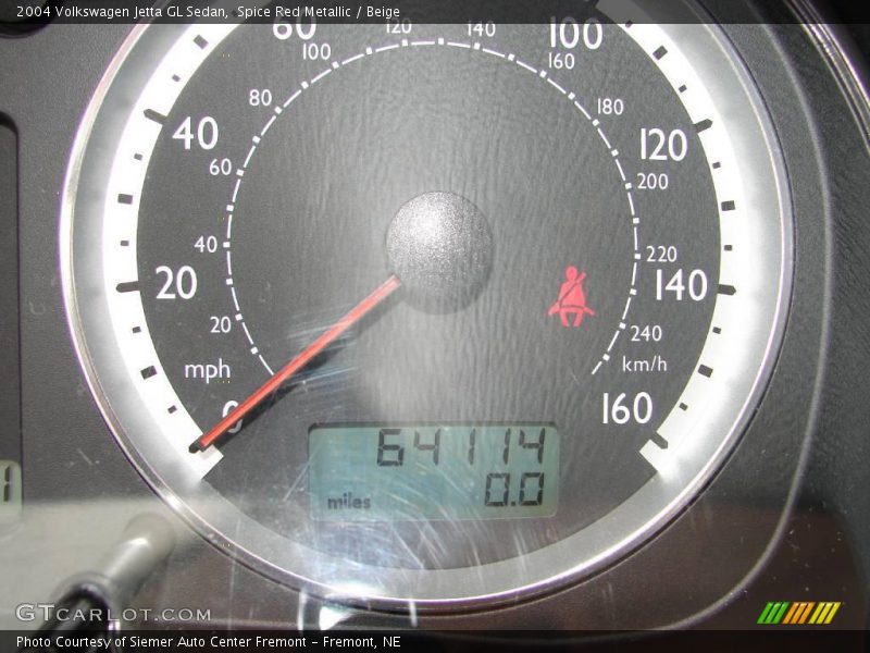 Spice Red Metallic / Beige 2004 Volkswagen Jetta GL Sedan