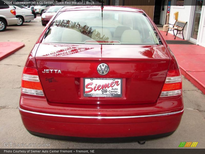 Spice Red Metallic / Beige 2004 Volkswagen Jetta GL Sedan