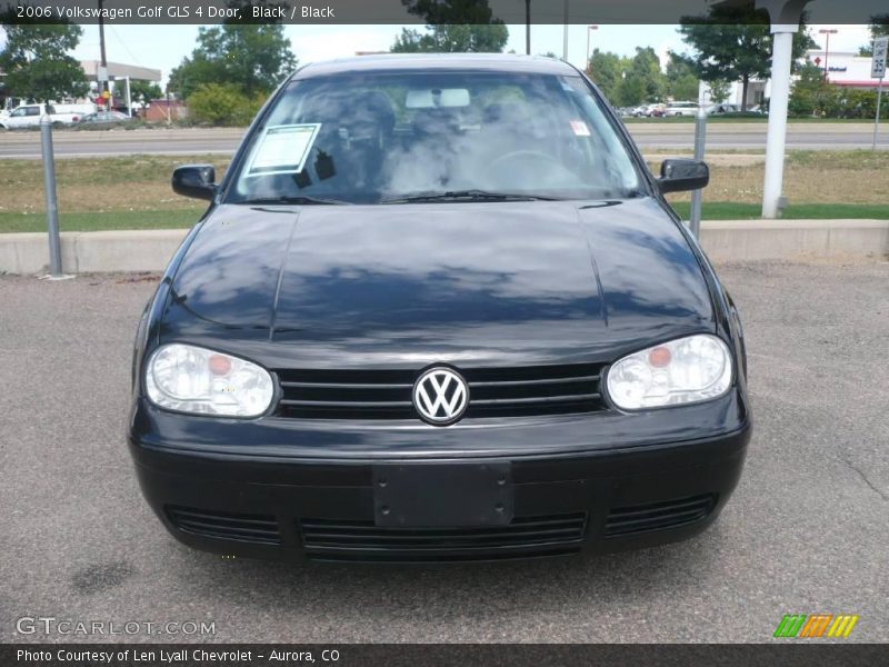 Black / Black 2006 Volkswagen Golf GLS 4 Door