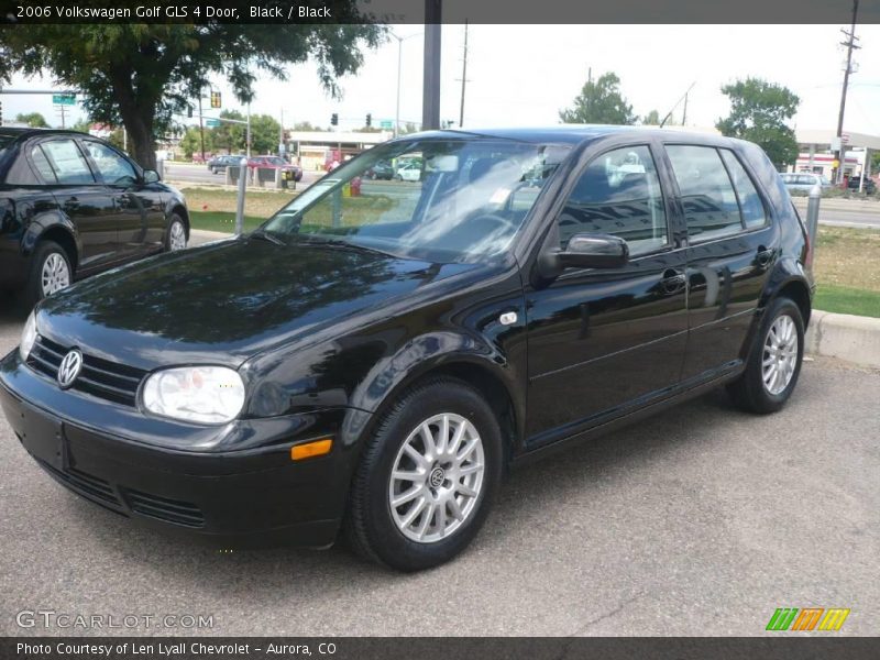 Black / Black 2006 Volkswagen Golf GLS 4 Door