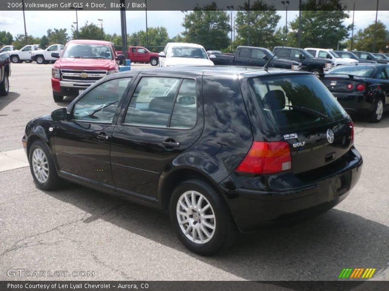 Black / Black 2006 Volkswagen Golf GLS 4 Door