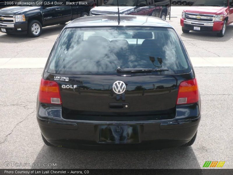 Black / Black 2006 Volkswagen Golf GLS 4 Door