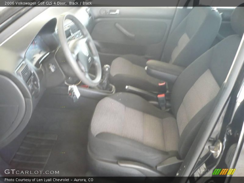 Black / Black 2006 Volkswagen Golf GLS 4 Door
