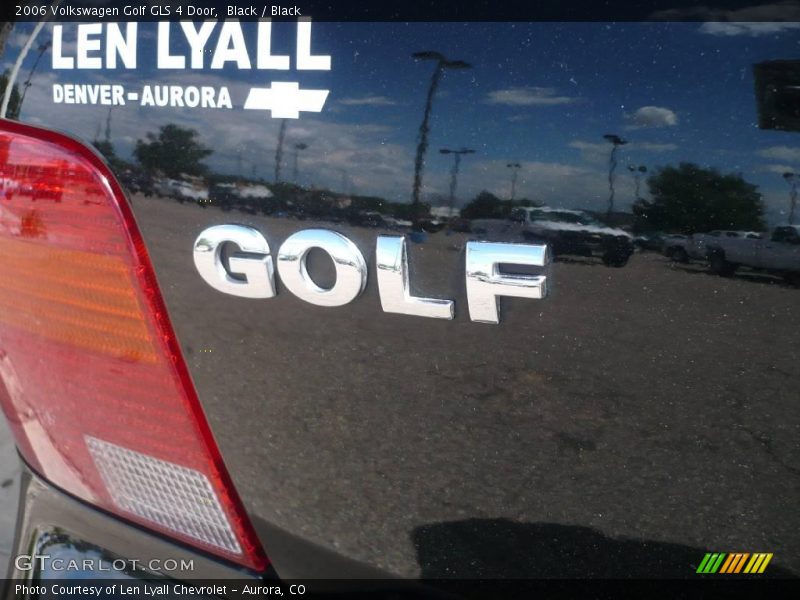 Black / Black 2006 Volkswagen Golf GLS 4 Door