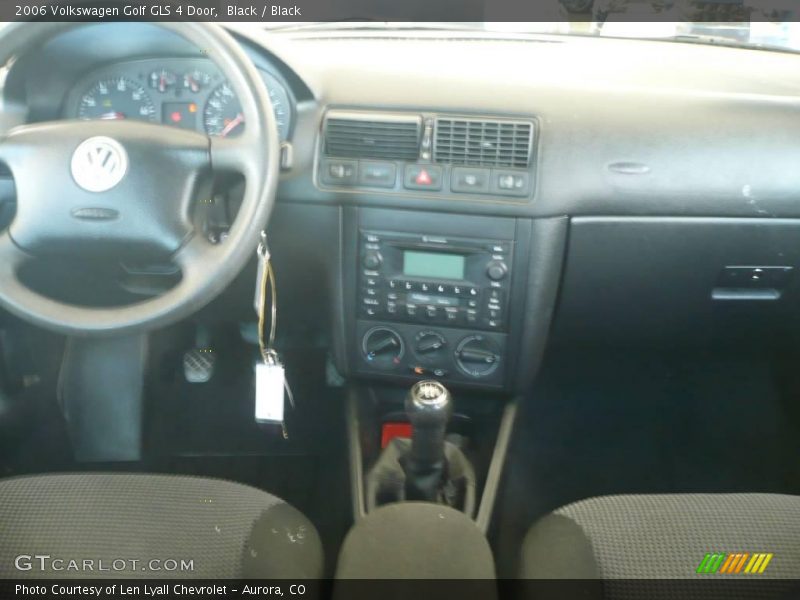 Black / Black 2006 Volkswagen Golf GLS 4 Door
