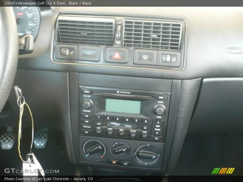 Black / Black 2006 Volkswagen Golf GLS 4 Door
