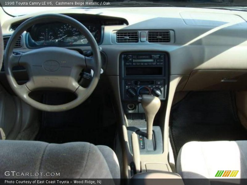 Cashmere Beige Metallic / Oak 1998 Toyota Camry LE V6