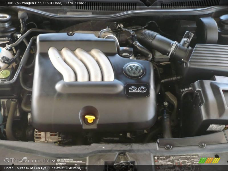 Black / Black 2006 Volkswagen Golf GLS 4 Door