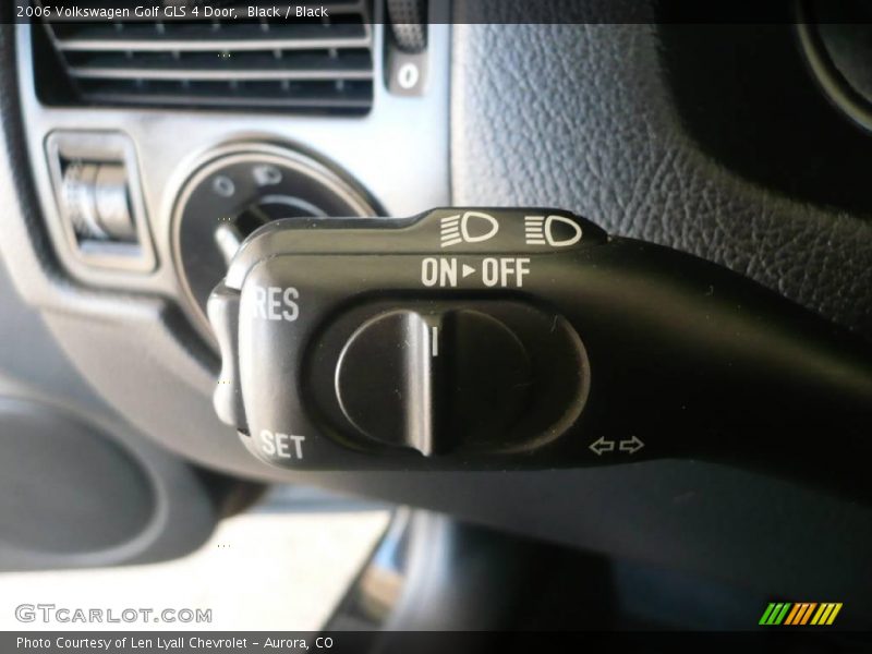 Black / Black 2006 Volkswagen Golf GLS 4 Door