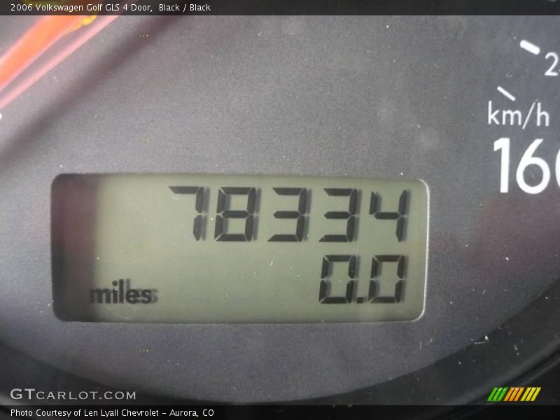 Black / Black 2006 Volkswagen Golf GLS 4 Door