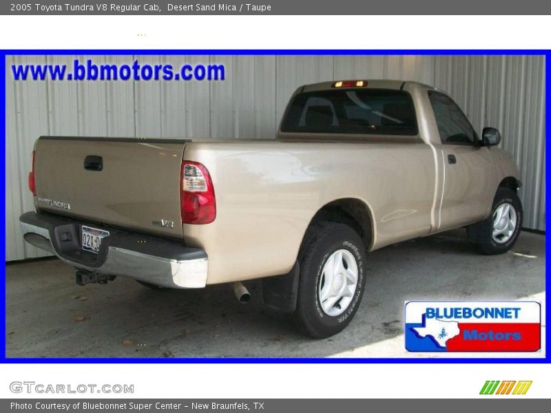 Desert Sand Mica / Taupe 2005 Toyota Tundra V8 Regular Cab