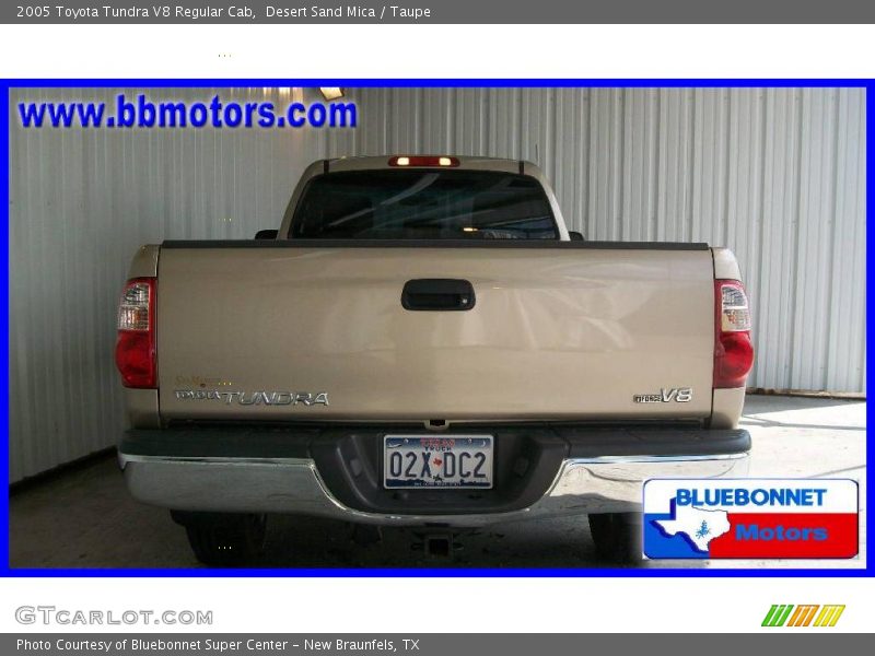 Desert Sand Mica / Taupe 2005 Toyota Tundra V8 Regular Cab