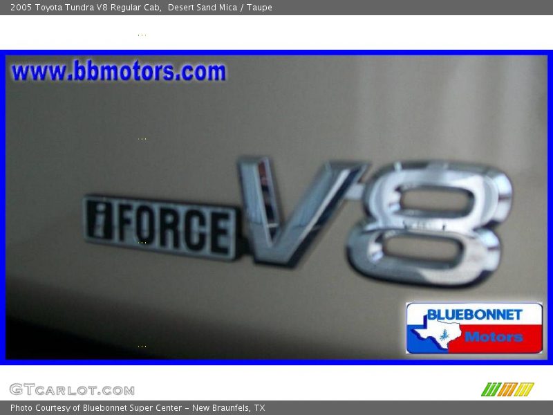 Desert Sand Mica / Taupe 2005 Toyota Tundra V8 Regular Cab