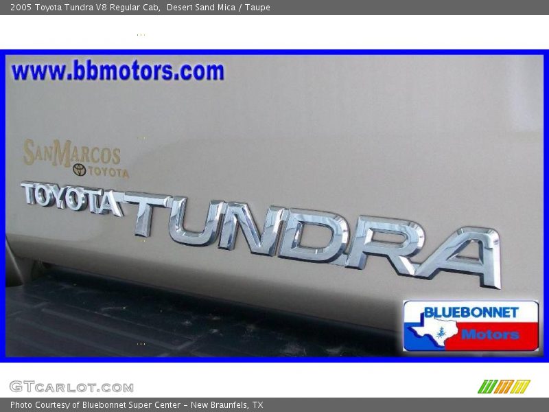 Desert Sand Mica / Taupe 2005 Toyota Tundra V8 Regular Cab