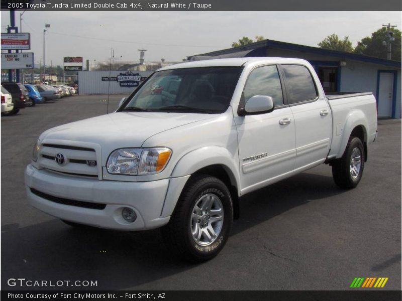Natural White / Taupe 2005 Toyota Tundra Limited Double Cab 4x4