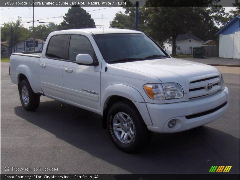 Natural White / Taupe 2005 Toyota Tundra Limited Double Cab 4x4