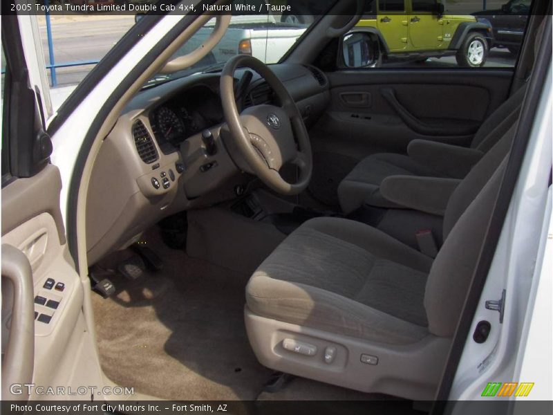 Natural White / Taupe 2005 Toyota Tundra Limited Double Cab 4x4