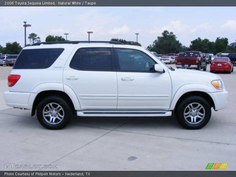 Natural White / Taupe 2006 Toyota Sequoia Limited