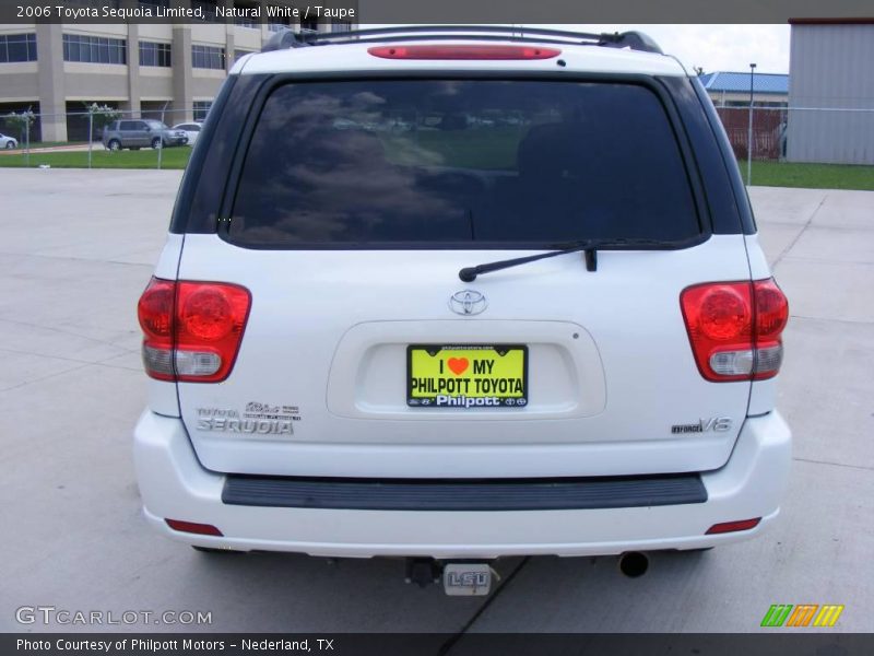 Natural White / Taupe 2006 Toyota Sequoia Limited