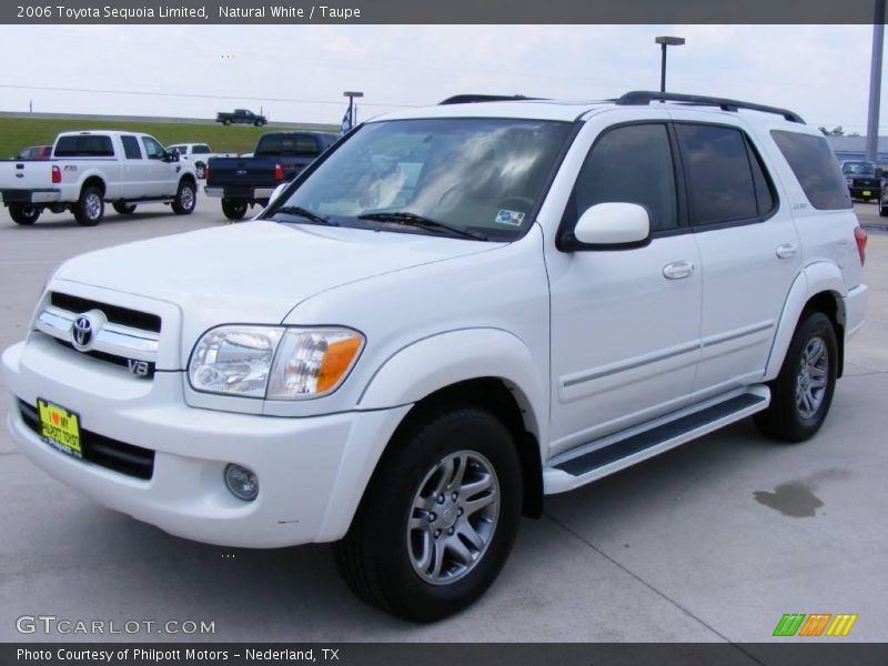 Natural White / Taupe 2006 Toyota Sequoia Limited