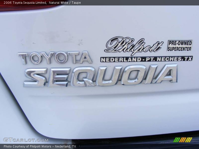 Natural White / Taupe 2006 Toyota Sequoia Limited