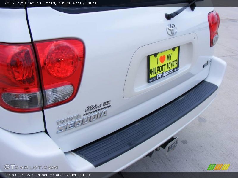 Natural White / Taupe 2006 Toyota Sequoia Limited