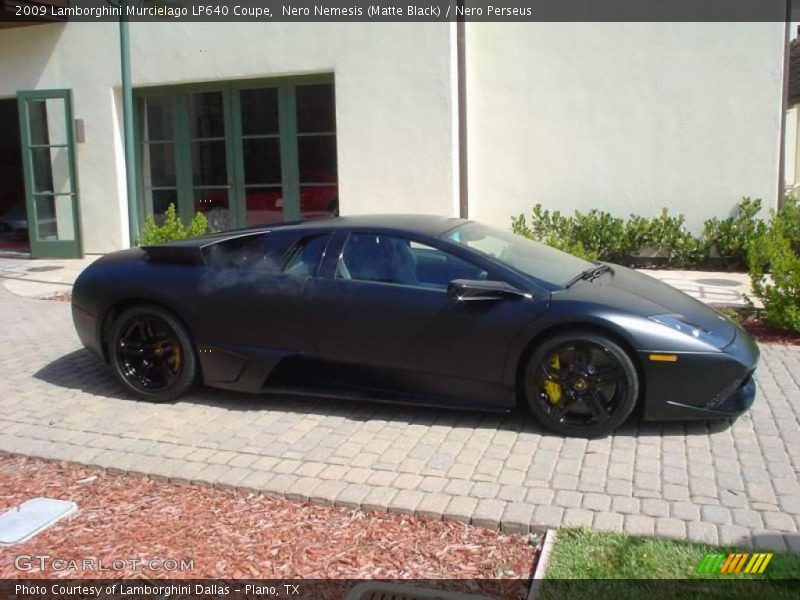 Nero Nemesis (Matte Black) / Nero Perseus 2009 Lamborghini Murcielago LP640 Coupe