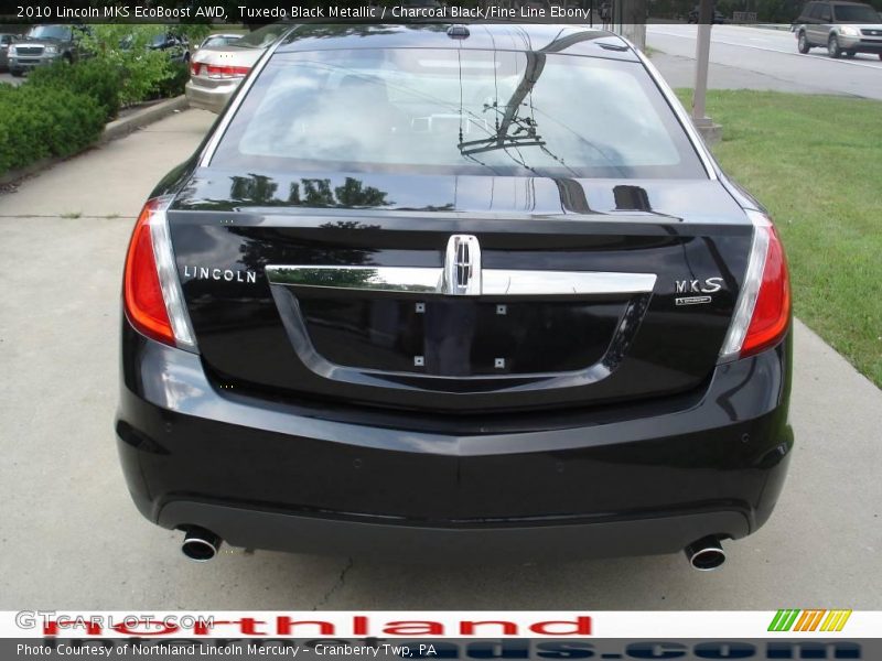 Tuxedo Black Metallic / Charcoal Black/Fine Line Ebony 2010 Lincoln MKS EcoBoost AWD