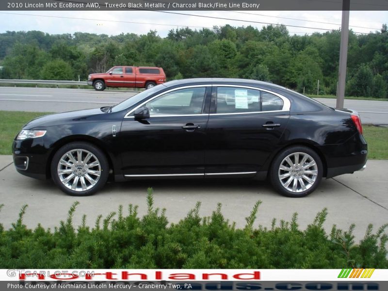 Tuxedo Black Metallic / Charcoal Black/Fine Line Ebony 2010 Lincoln MKS EcoBoost AWD
